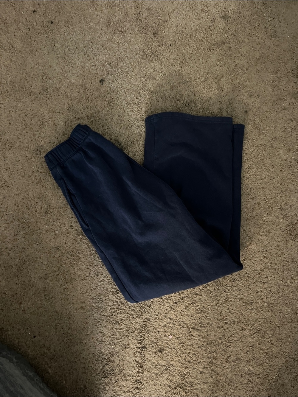 Tilly's woman’s Navy Elastic-Waist Joggers